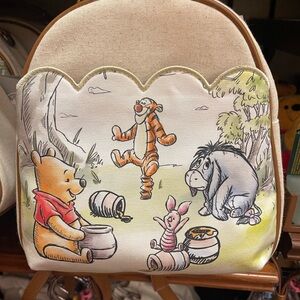 Winnie the Pooh Kids Backpack - Cream and Multicolor